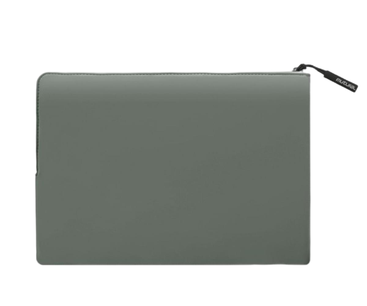MUTURAL Grace Fleece-Lined Laptop Sleeve 13-14 inch | Dual-Layer Storage