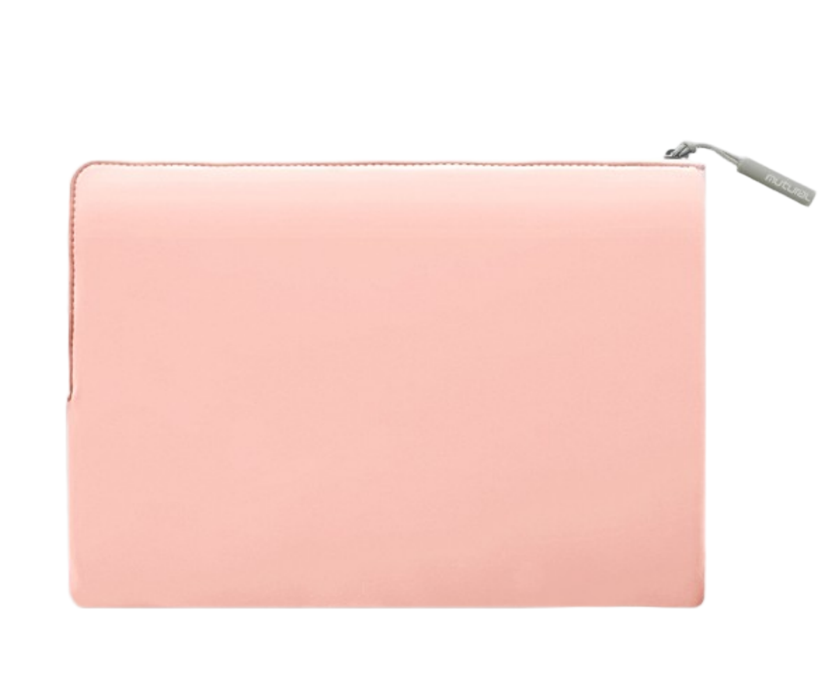 MUTURAL Grace Fleece-Lined Laptop Sleeve 13-14 inch | Dual-Layer Storage