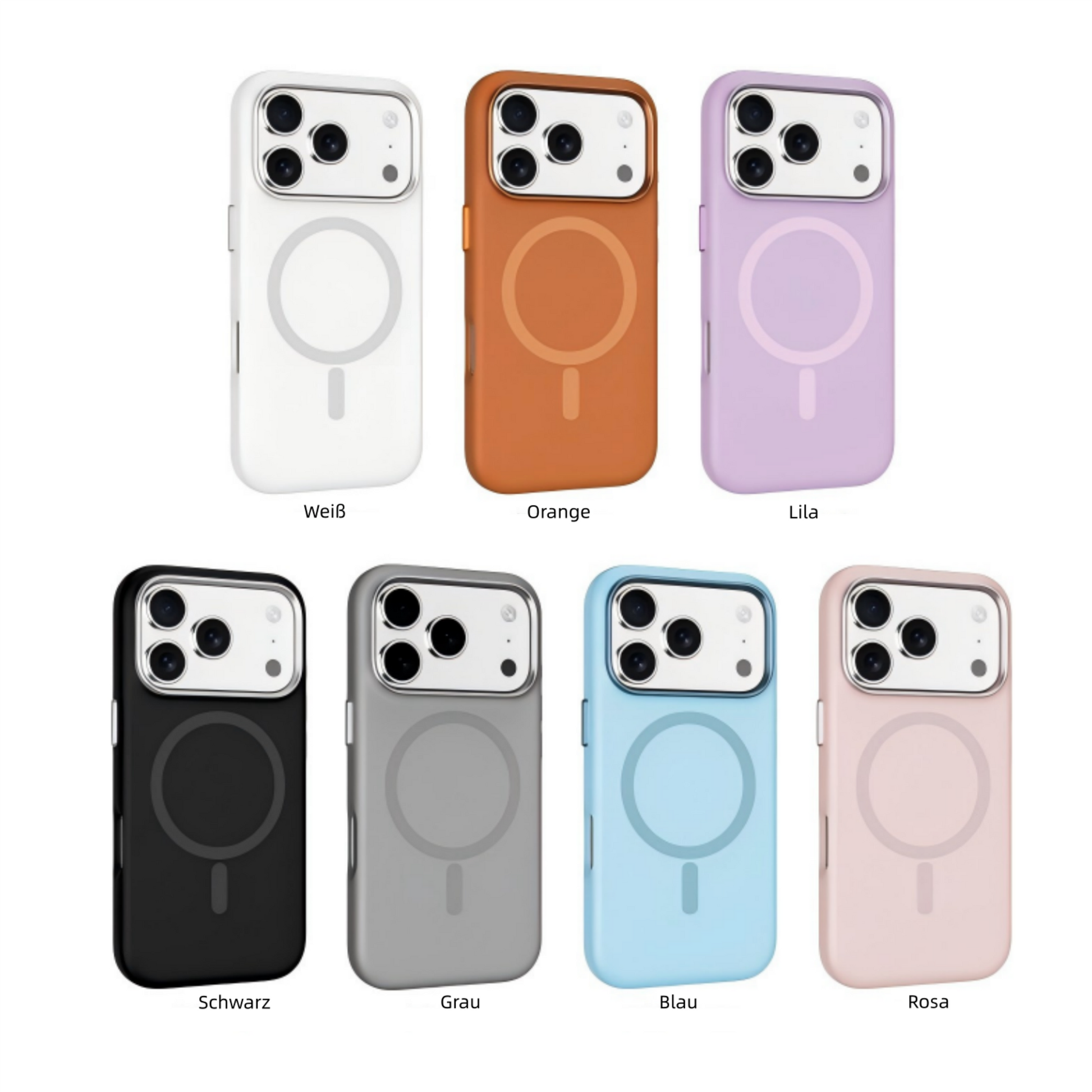 MUTURAL Karen Liquid Silicone Magnetic Charging Support Case for iPhone 17 | Premium Soft Touch