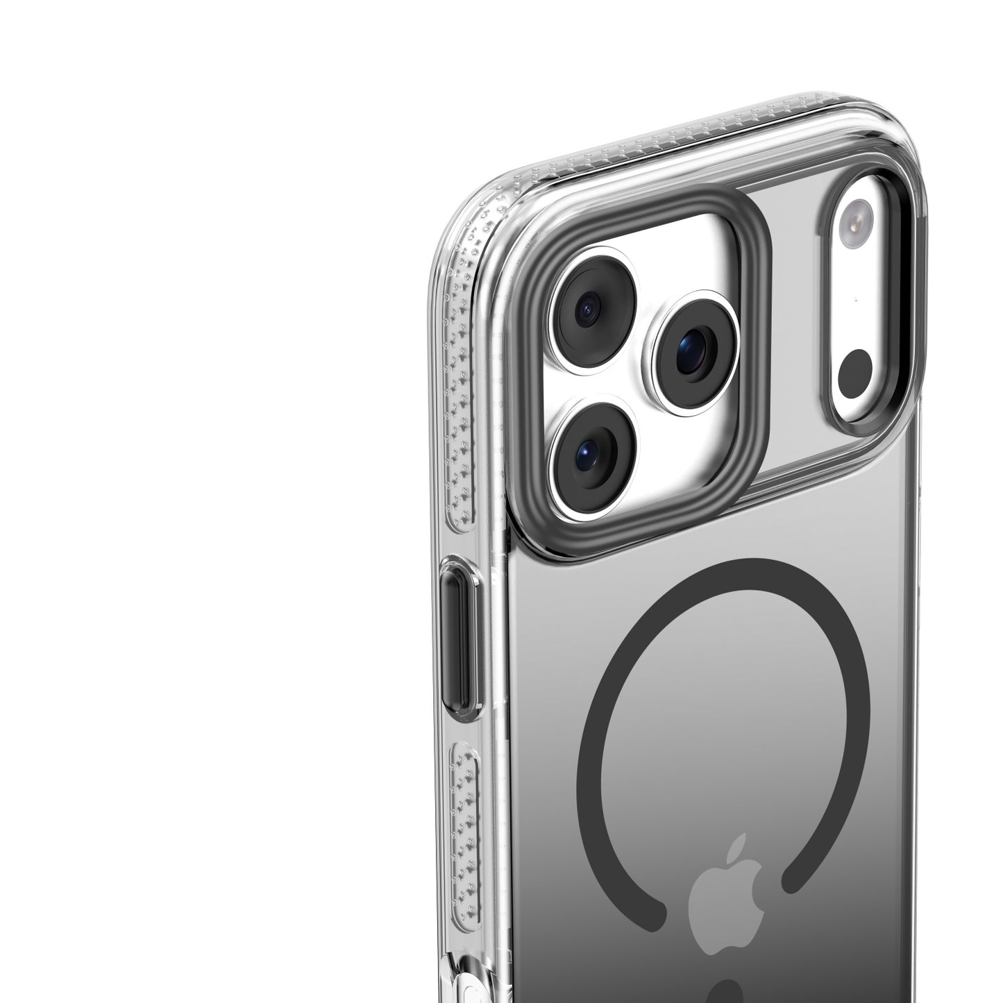 MUTURAL Ice Gradient Magnetic Charging Support Case for iPhone 17 | Translucent Color-Shift Design
