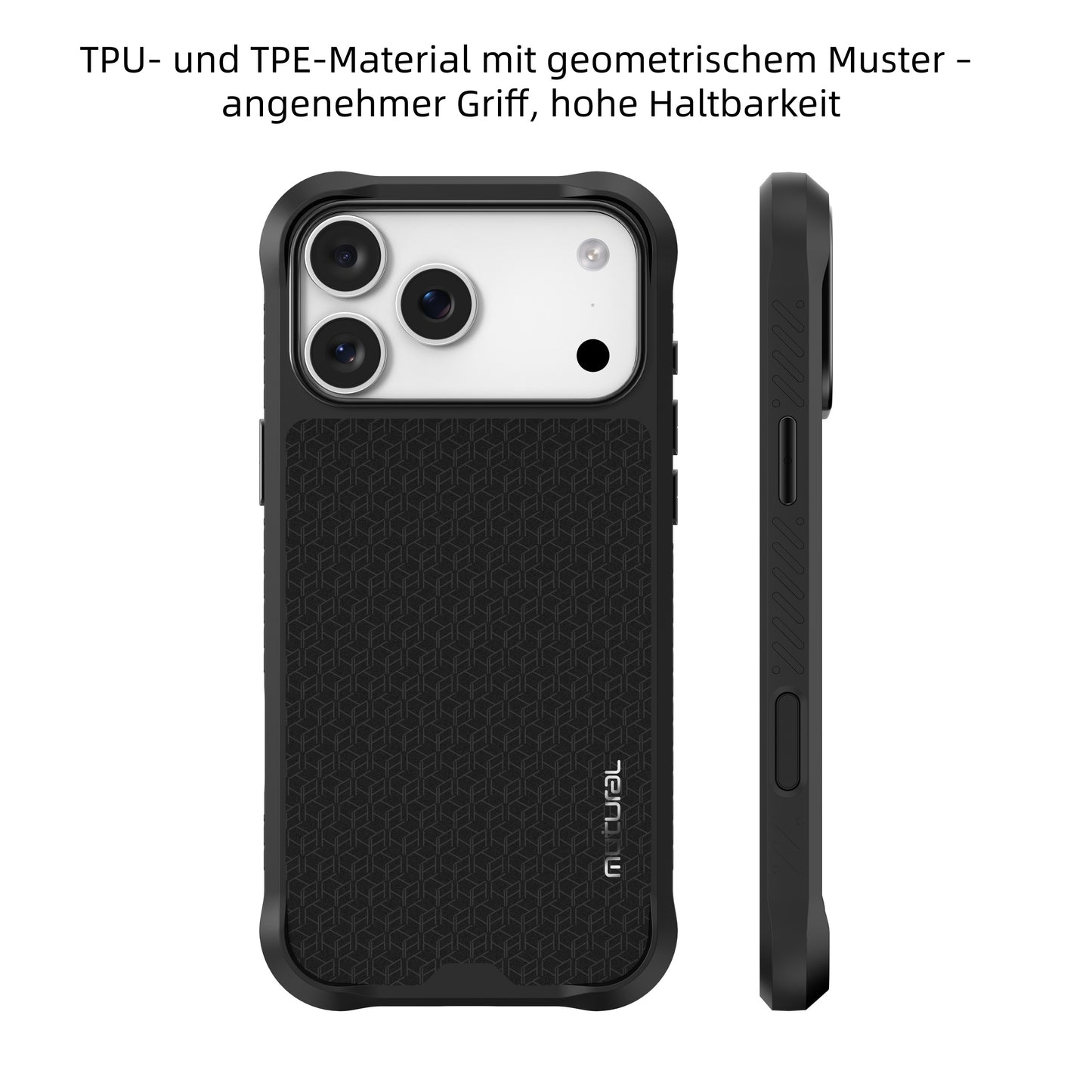 MUTURAL Noble Armor PU MagSafe Case for iPhone 17 | Inner Texture Design