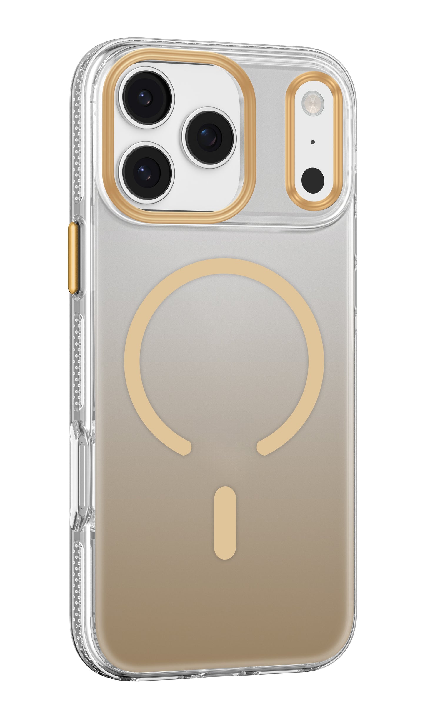MUTURAL Ice Gradient Magnetic Charging Support Case for iPhone 17 | Translucent Color-Shift Design