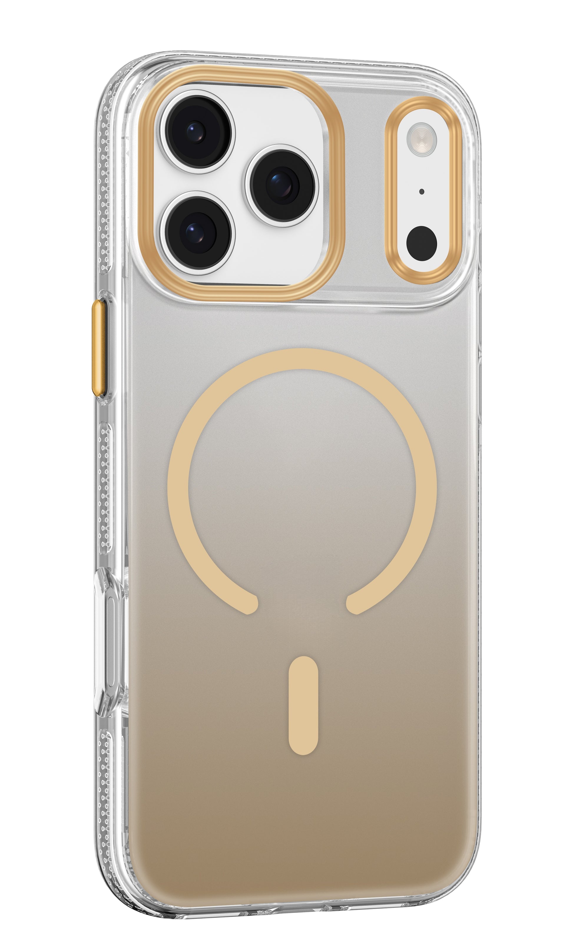 MUTURAL Ice Gradient Magnetic Charging Support Case for iPhone 17 | Translucent Color-Shift Design