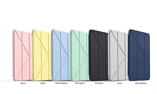 MUTURAL Crystal Shield iPad Case | TPU Airbag with PU Leather Cover