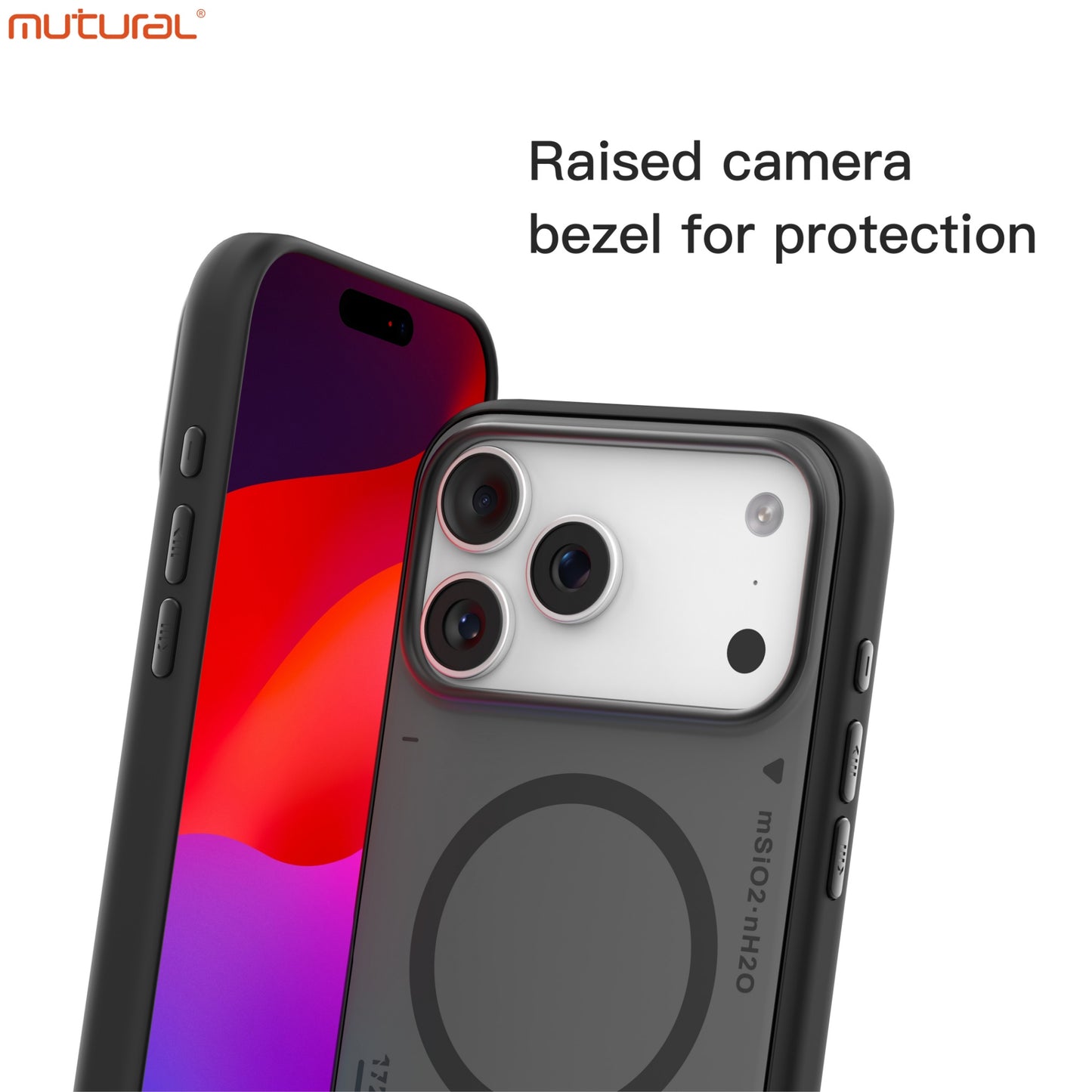 MUTURAL Purify Liquid Silicone Case for iPhone 17 Pro | AI Camera Touch Button