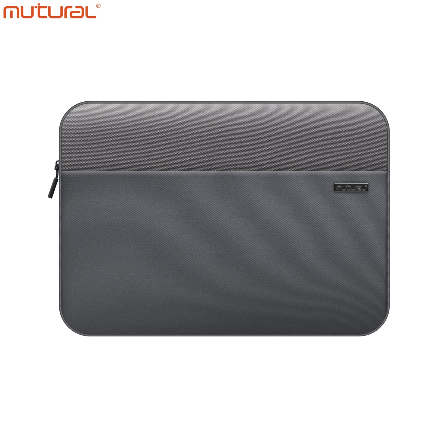 MUTURAL Gentleman Fleece-Lined Laptop Sleeve 13-14 inch | Premium Canvas