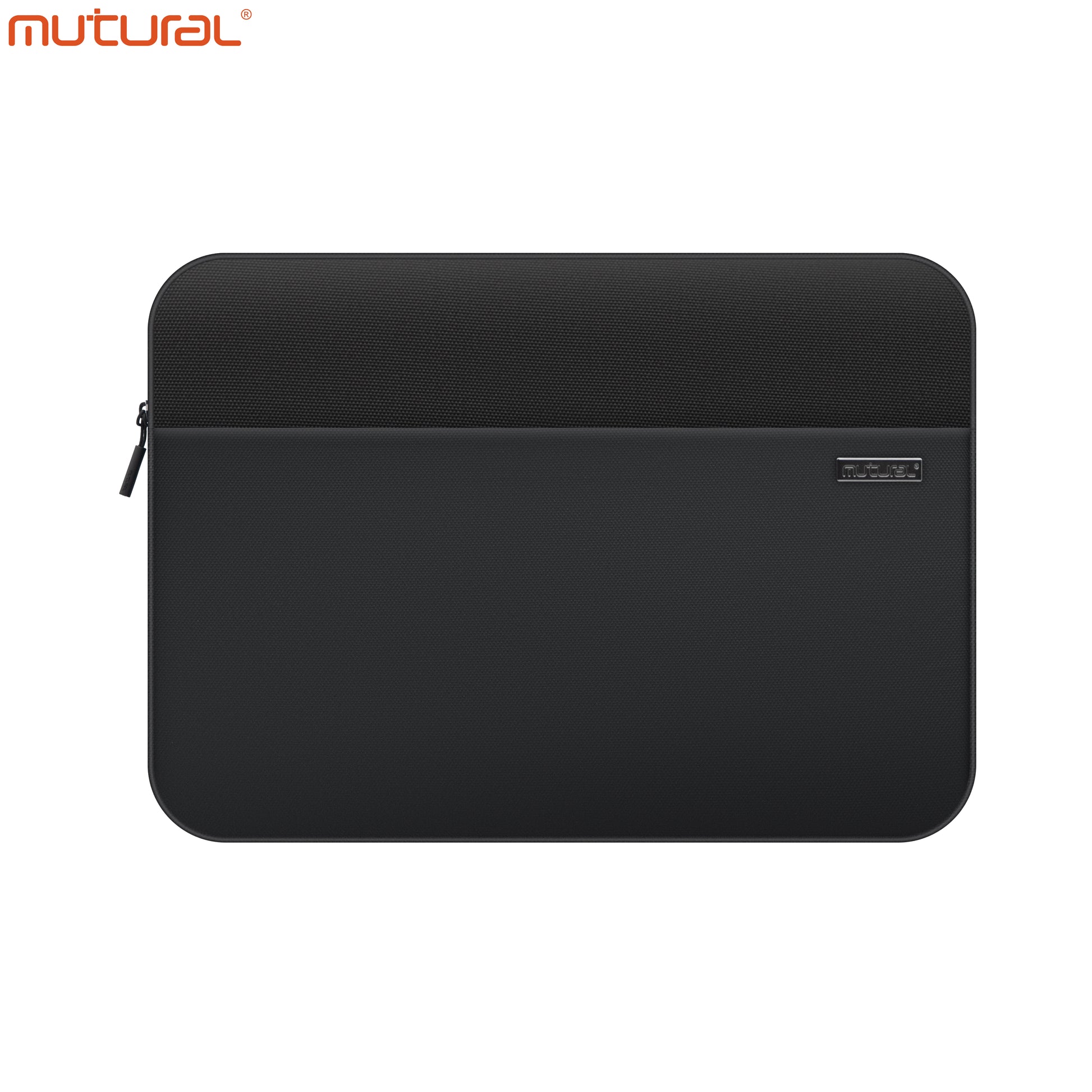 MUTURAL Gentleman Fleece-Lined Laptop Sleeve 13-14 inch | Premium Canvas