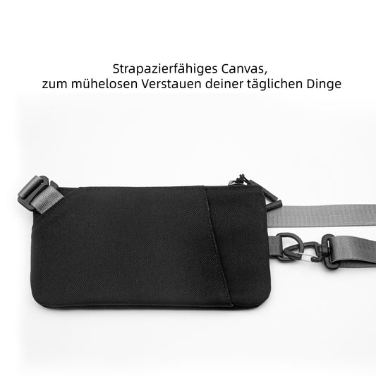MUTURAL Glow Slim Phone Sling Bag | Waterproof Canvas Crossbody