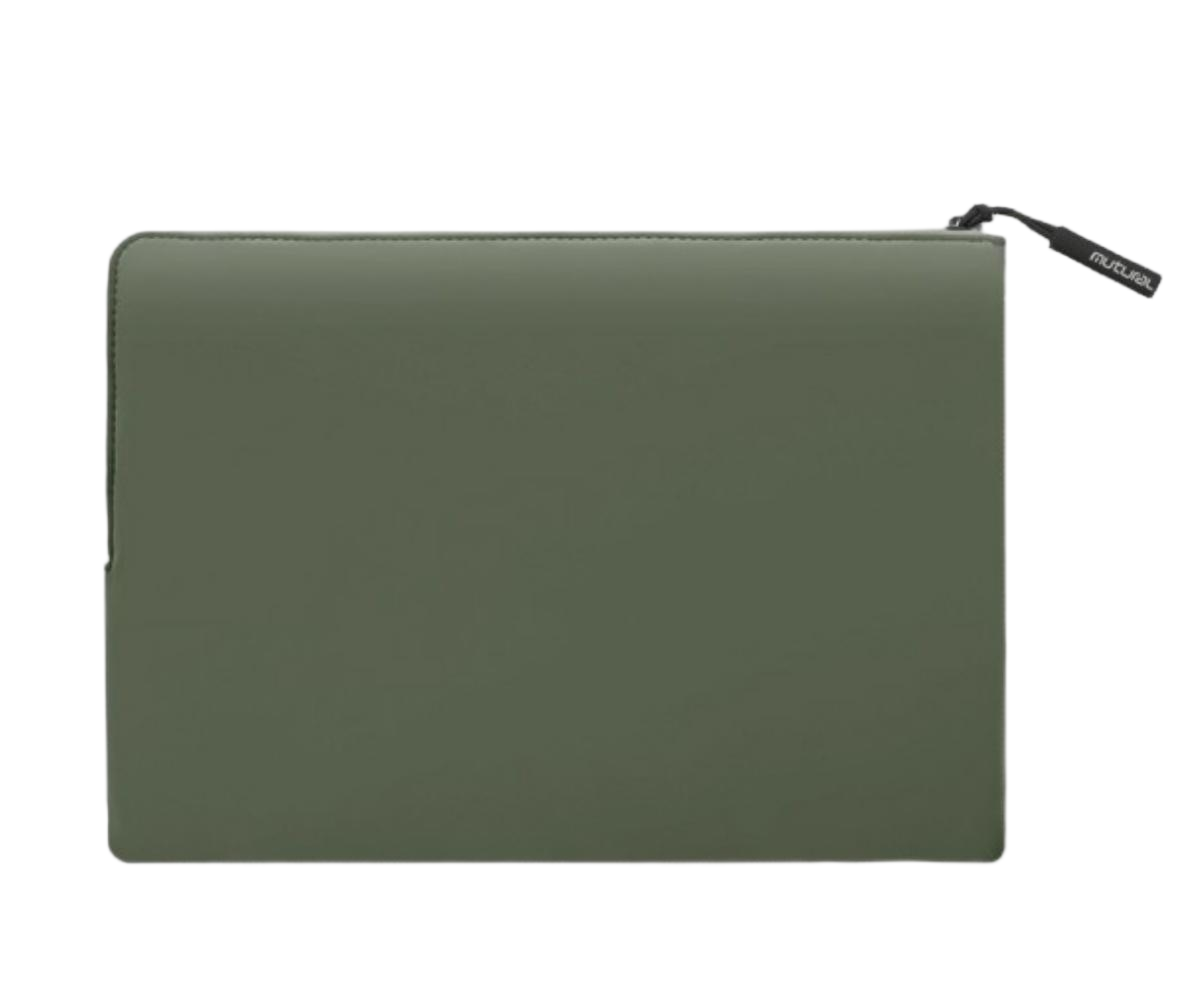 MUTURAL Grace Fleece-Lined Laptop Sleeve 13-14 inch | Dual-Layer Storage