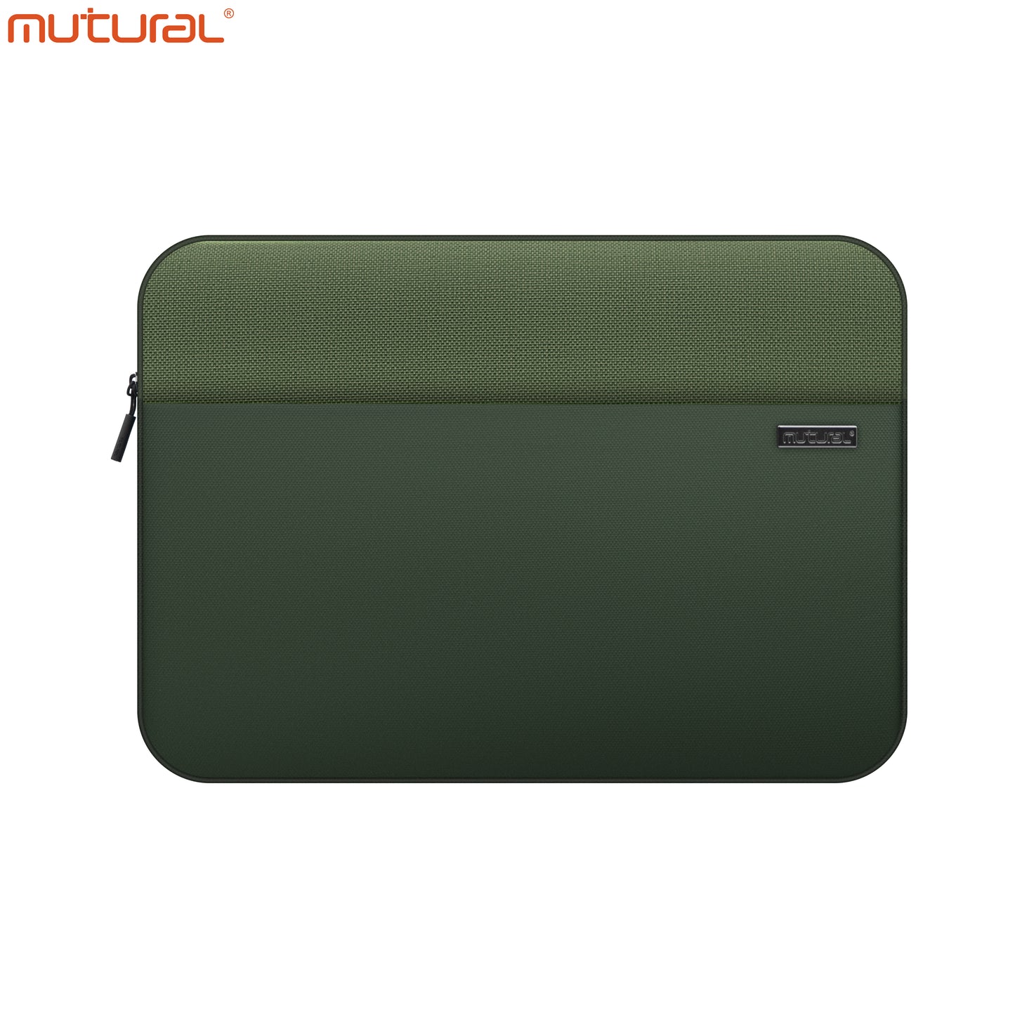MUTURAL Gentleman Fleece-Lined Laptop Sleeve 13-14 inch | Premium Canvas