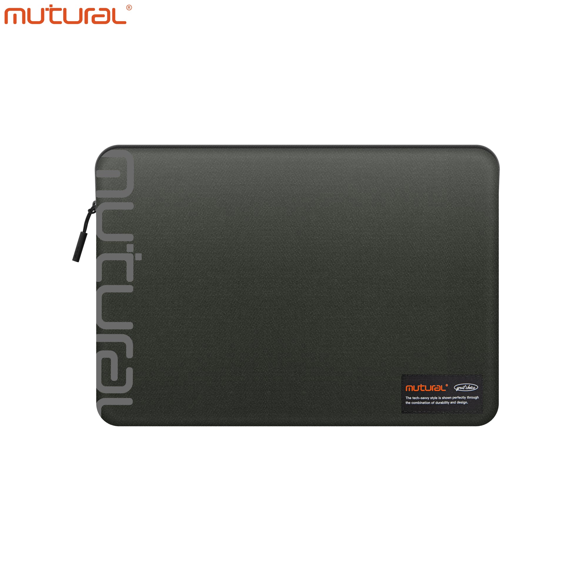 MUTURAL Imperial Laptop Sleeve 13-14 inch | Waterproof Canvas with Zipper