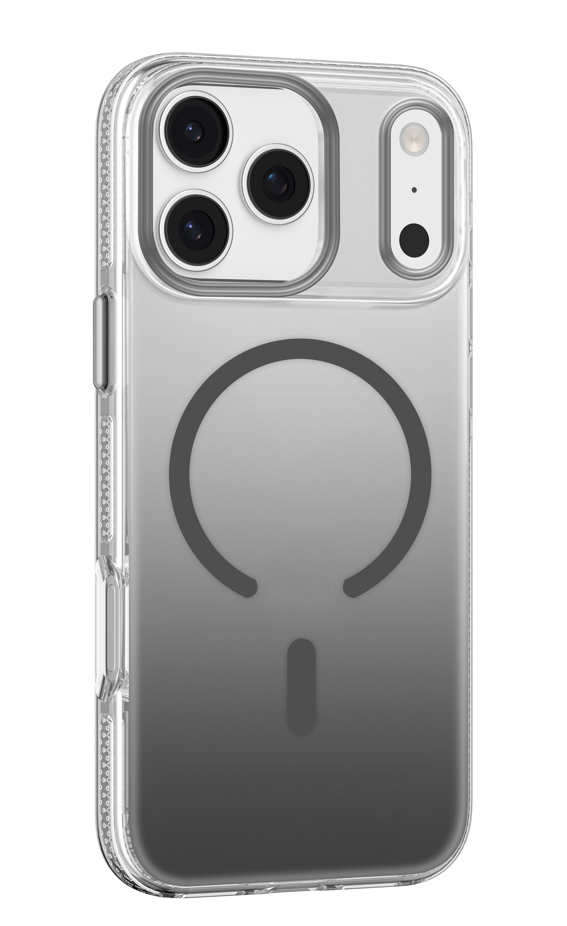MUTURAL Ice Gradient Magnetic Charging Support Case for iPhone 17 | Translucent Color-Shift Design